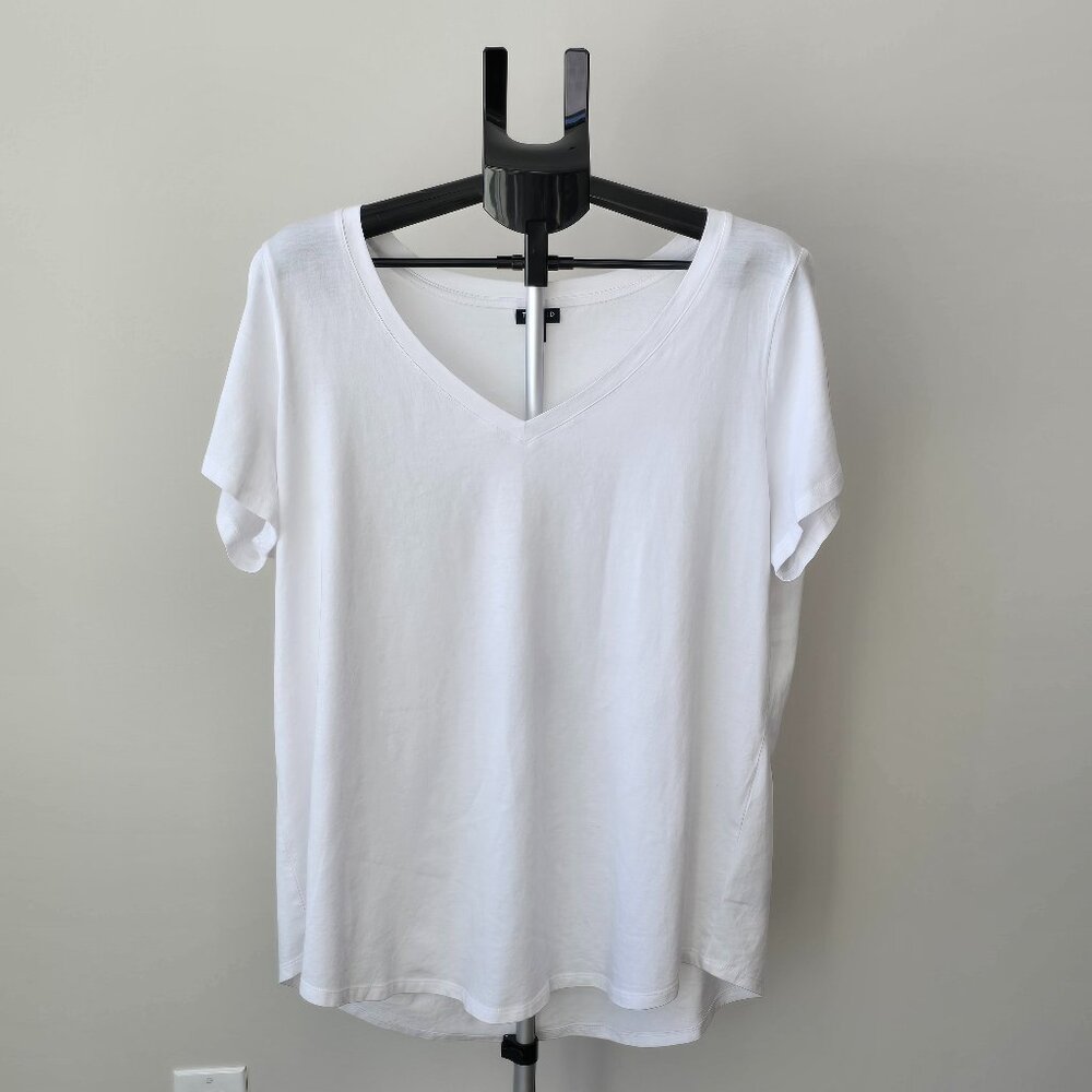 White Short Sleeve Women's Top